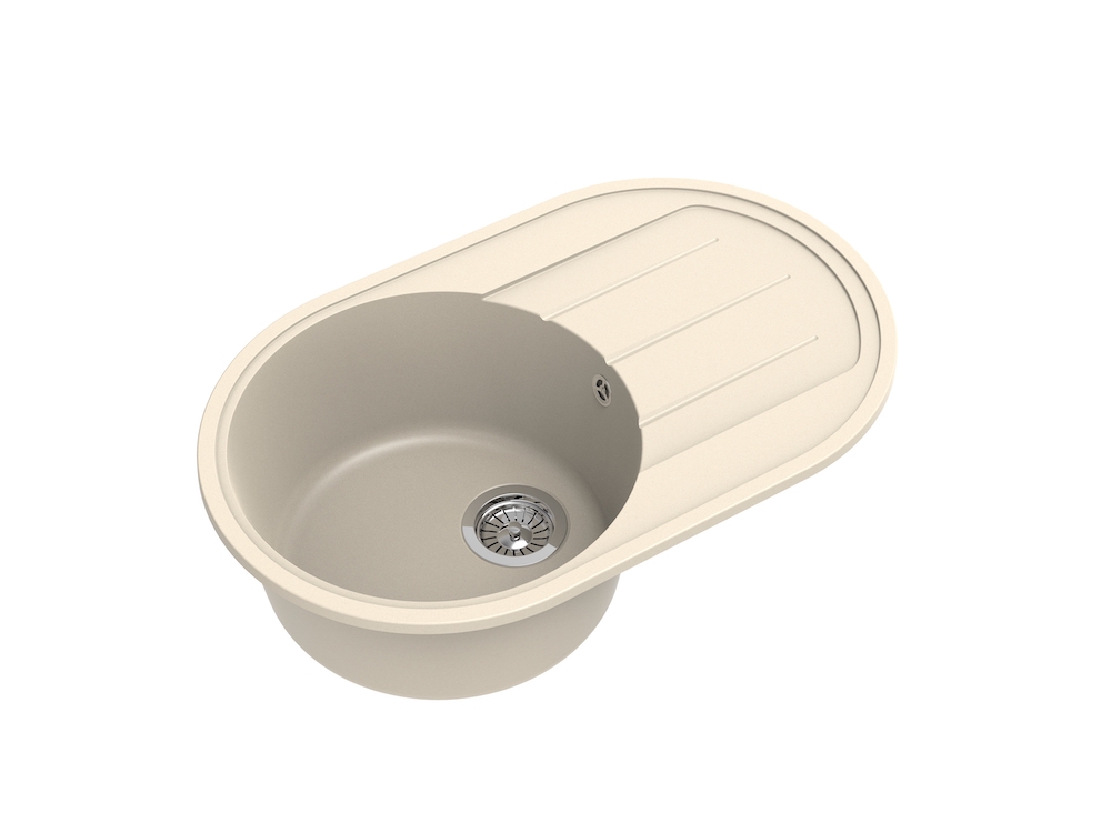 Мойка Ewigstein Elegant R50F крем (745x465 мм) E- R50F крем