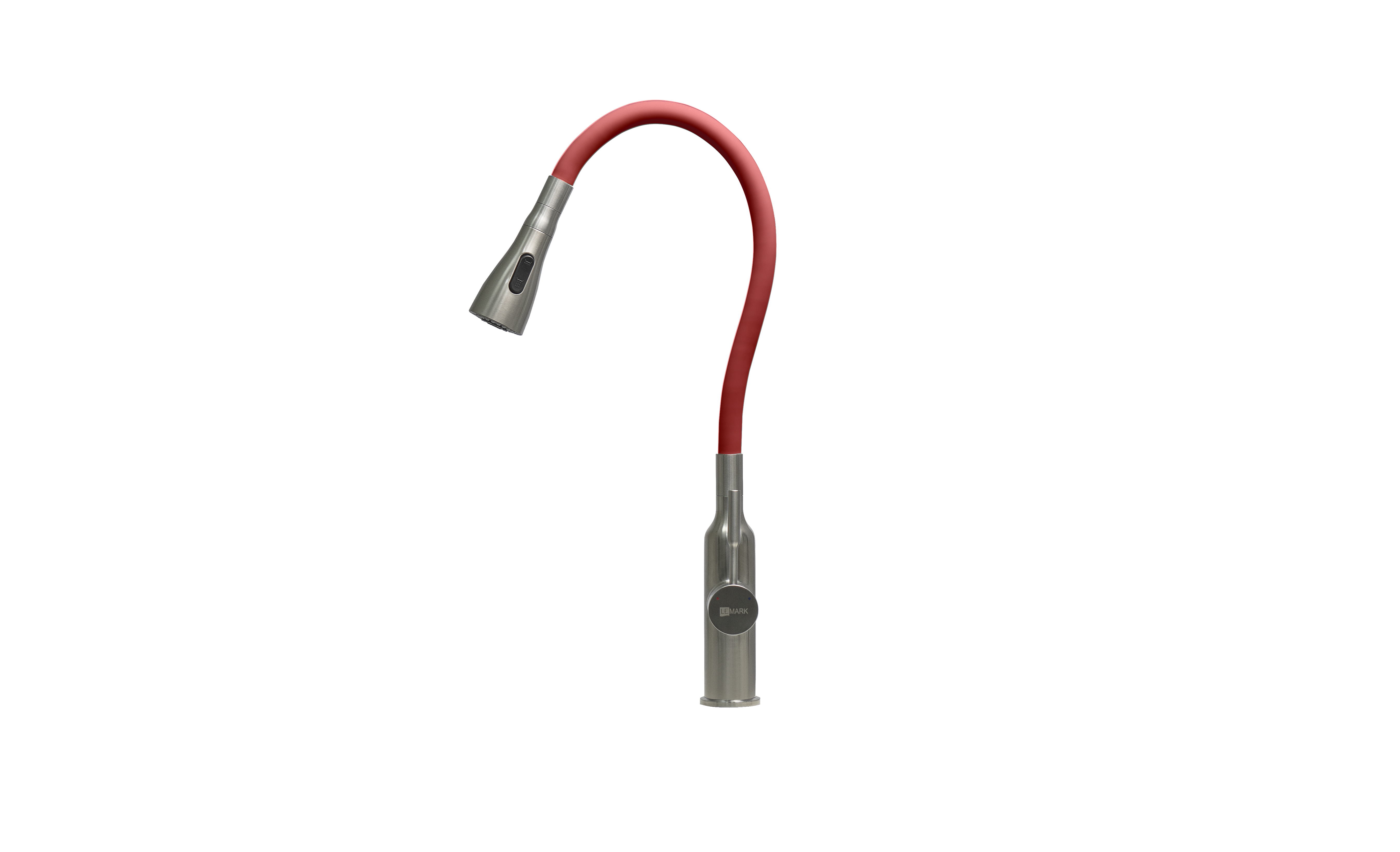 Смеситель Lemark Expert LM5082S-Red матовый/красный