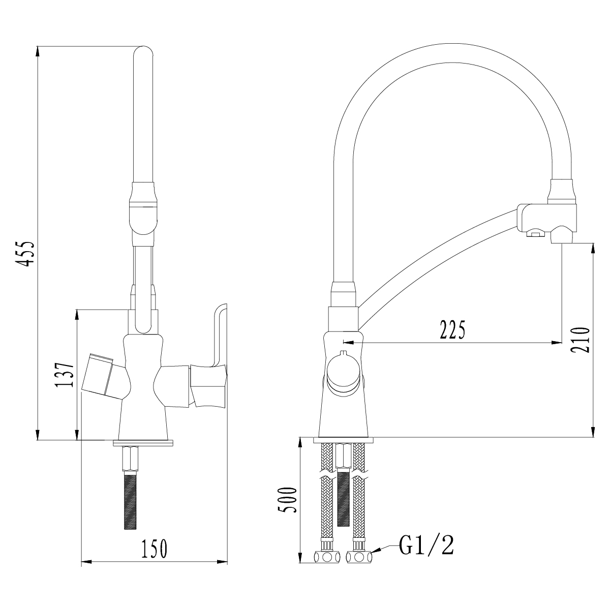 Смеситель Lemark Comfort LM3070C-White хром/белый