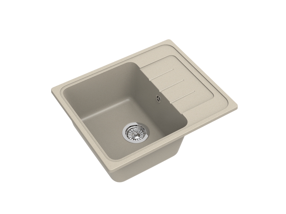 Мойка Ewigstein Elegant 45F темно-бежевый (580x475 мм) E- 45F темно-бежевый