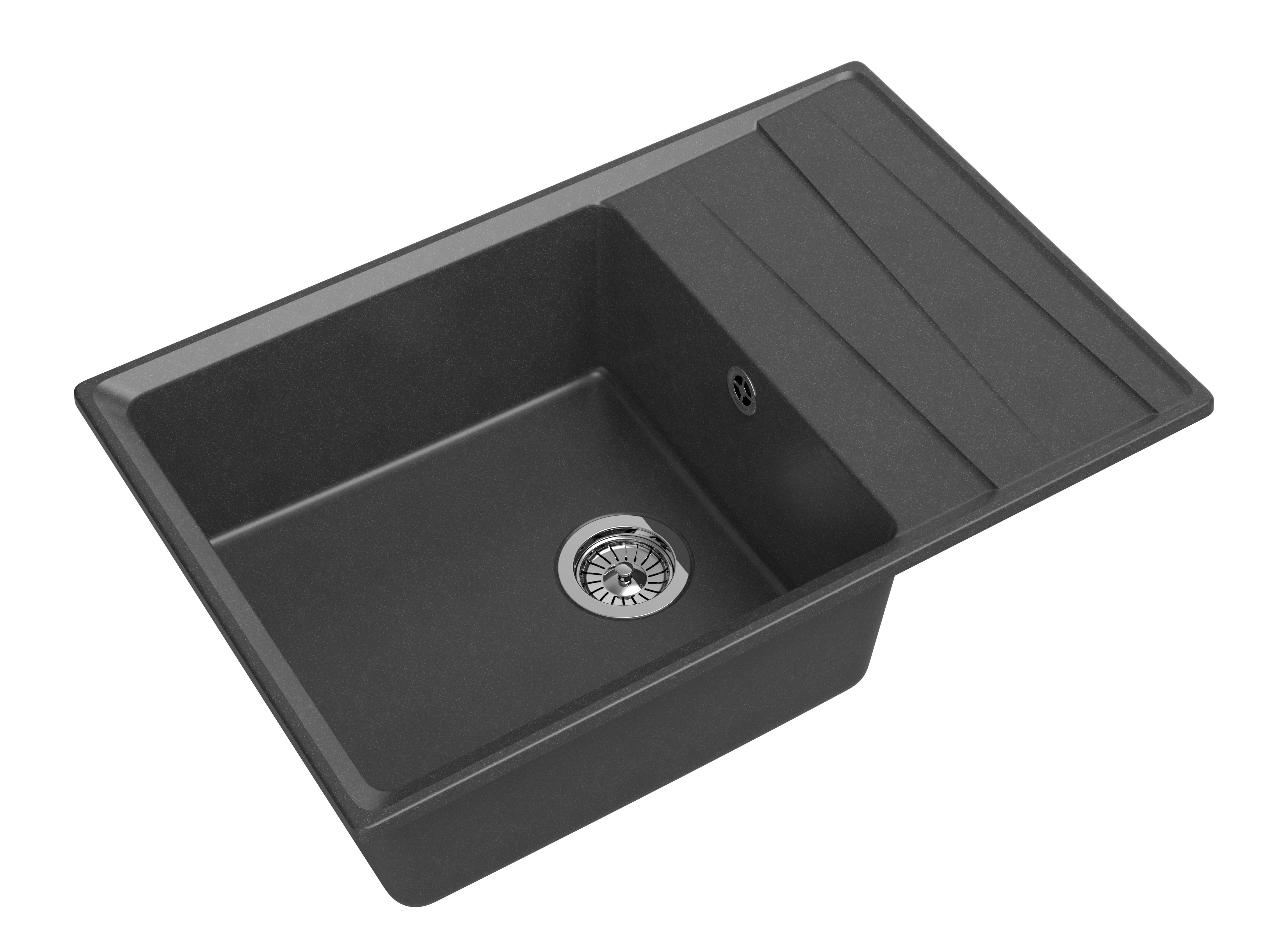 Мойка GranFest Level графит (760x500 мм) LV--760 L граф