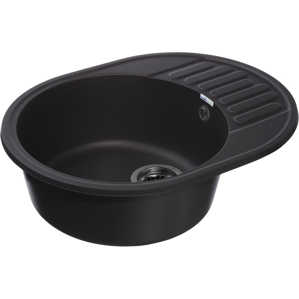 Мойка GranFest Quarz черный (480x617 мм) 58 черный