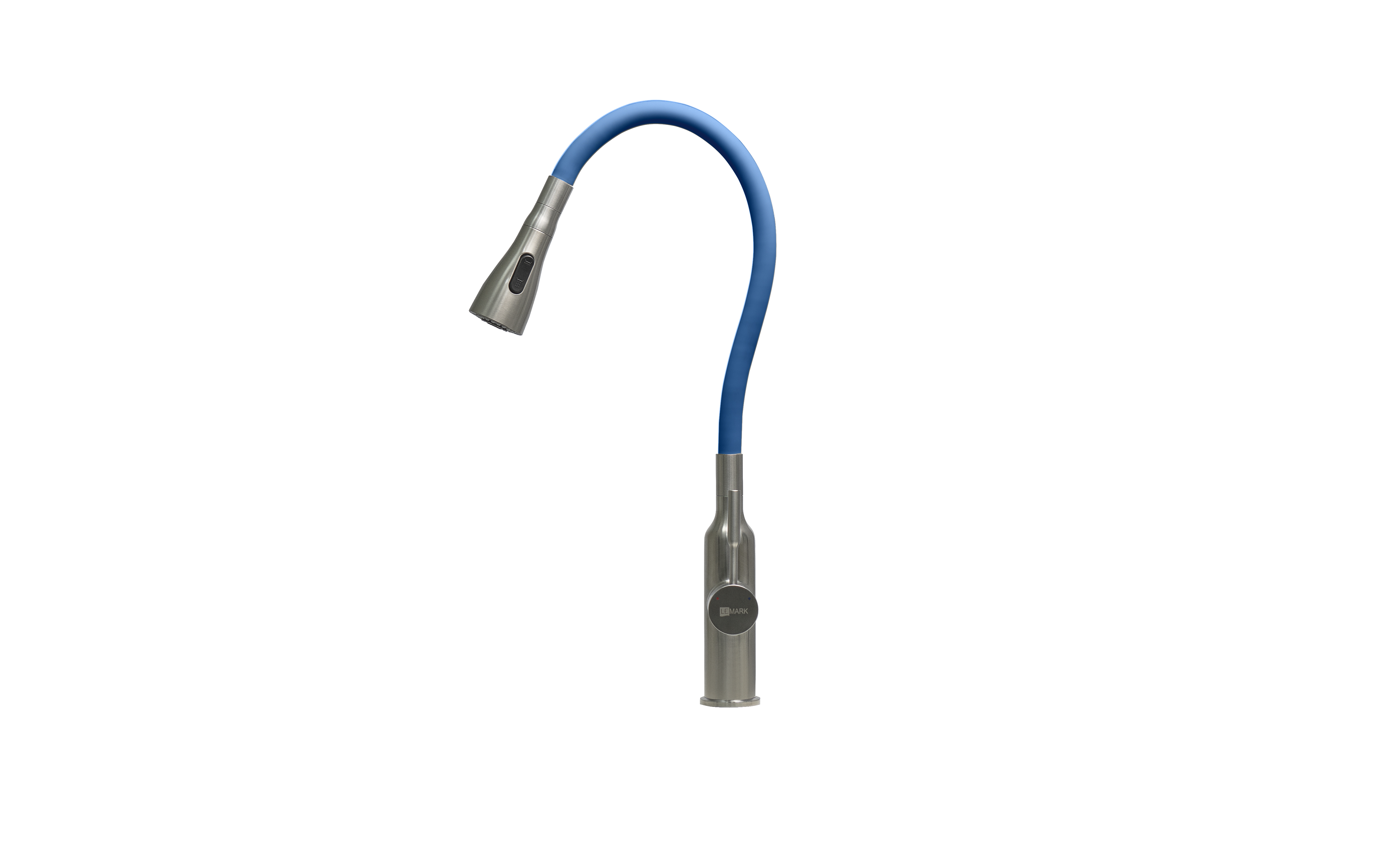 Смеситель Lemark Expert LM5082S-Blue матовый/синий