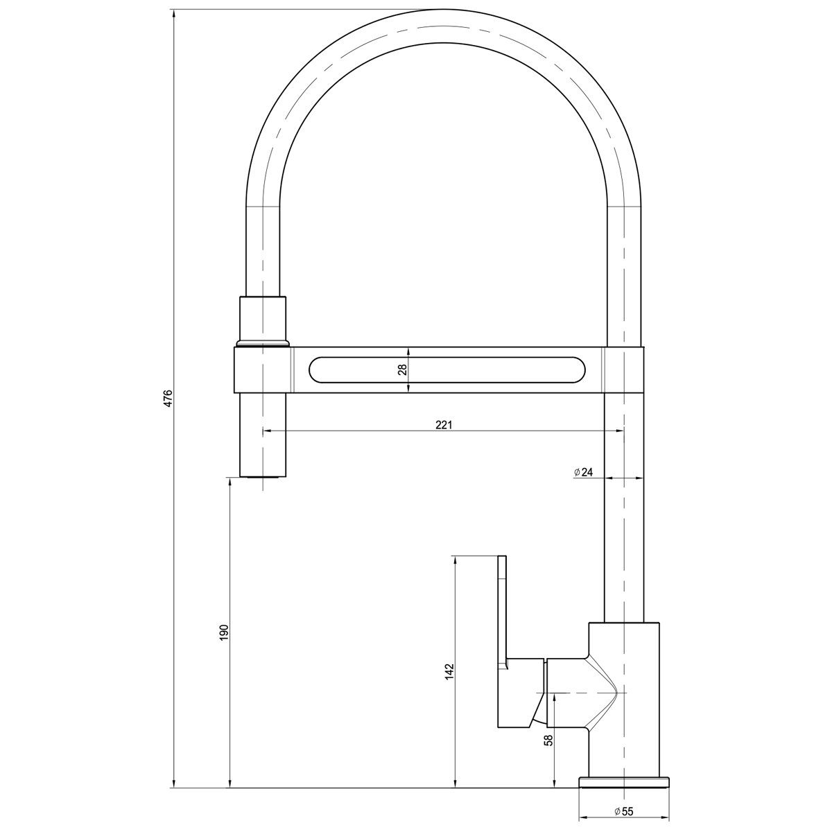 Смеситель Lemark Soul LM6006C хром