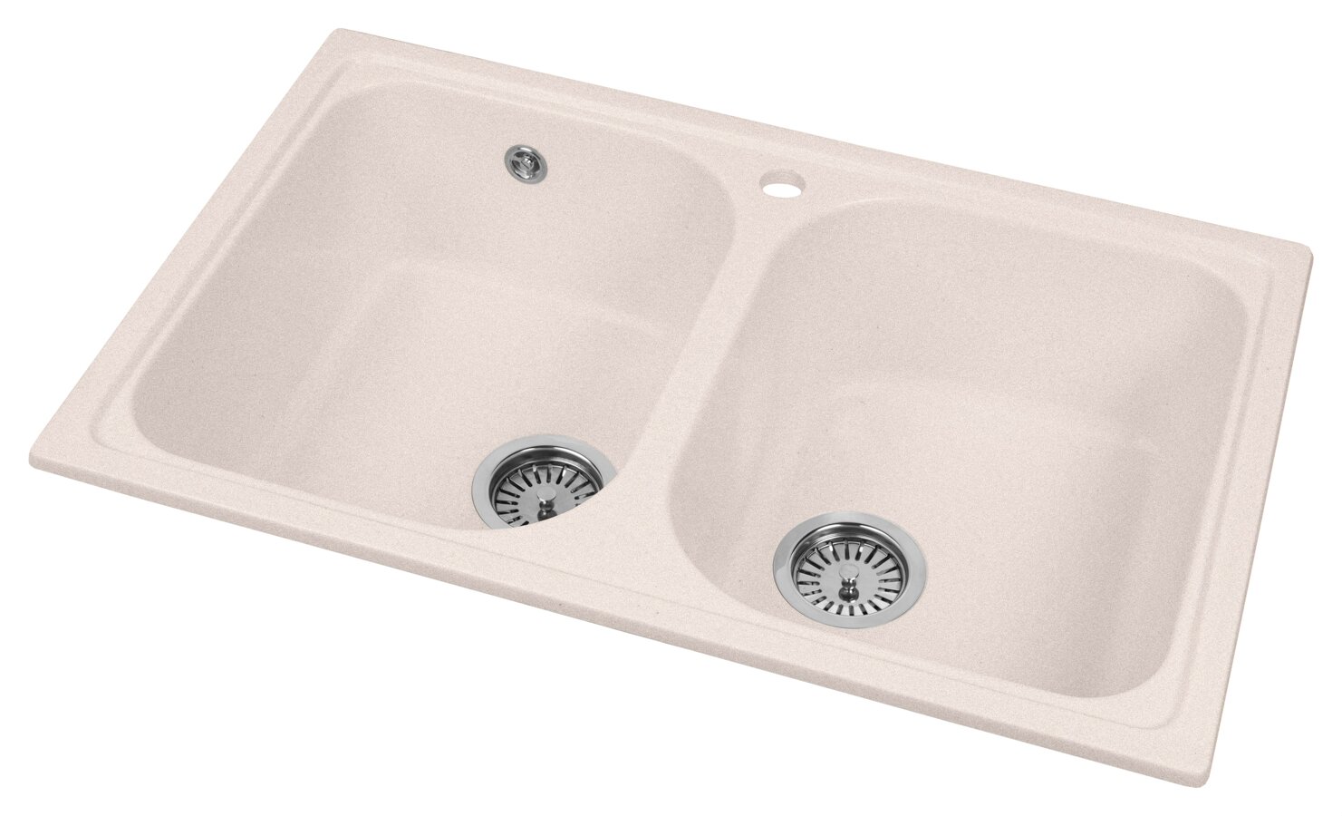 Мойка AquaGranitEx M-15 (311) светло-розовый (775x495 мм)