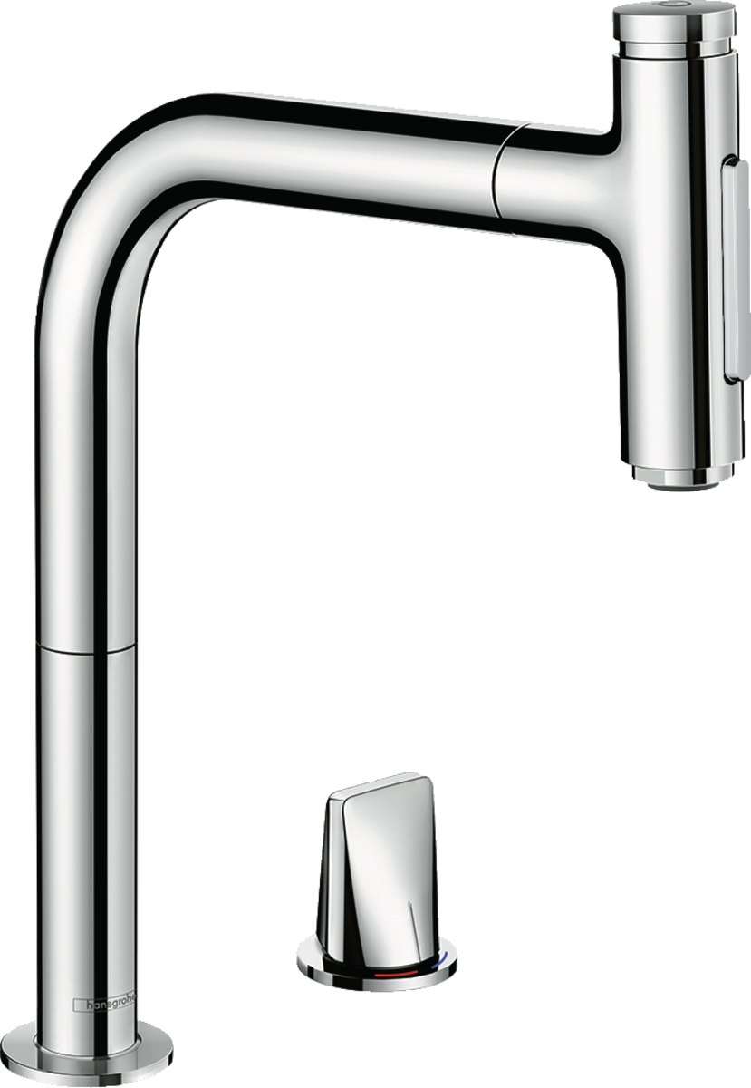 Смеситель Hansgrohe Metris Select 73818000 хром