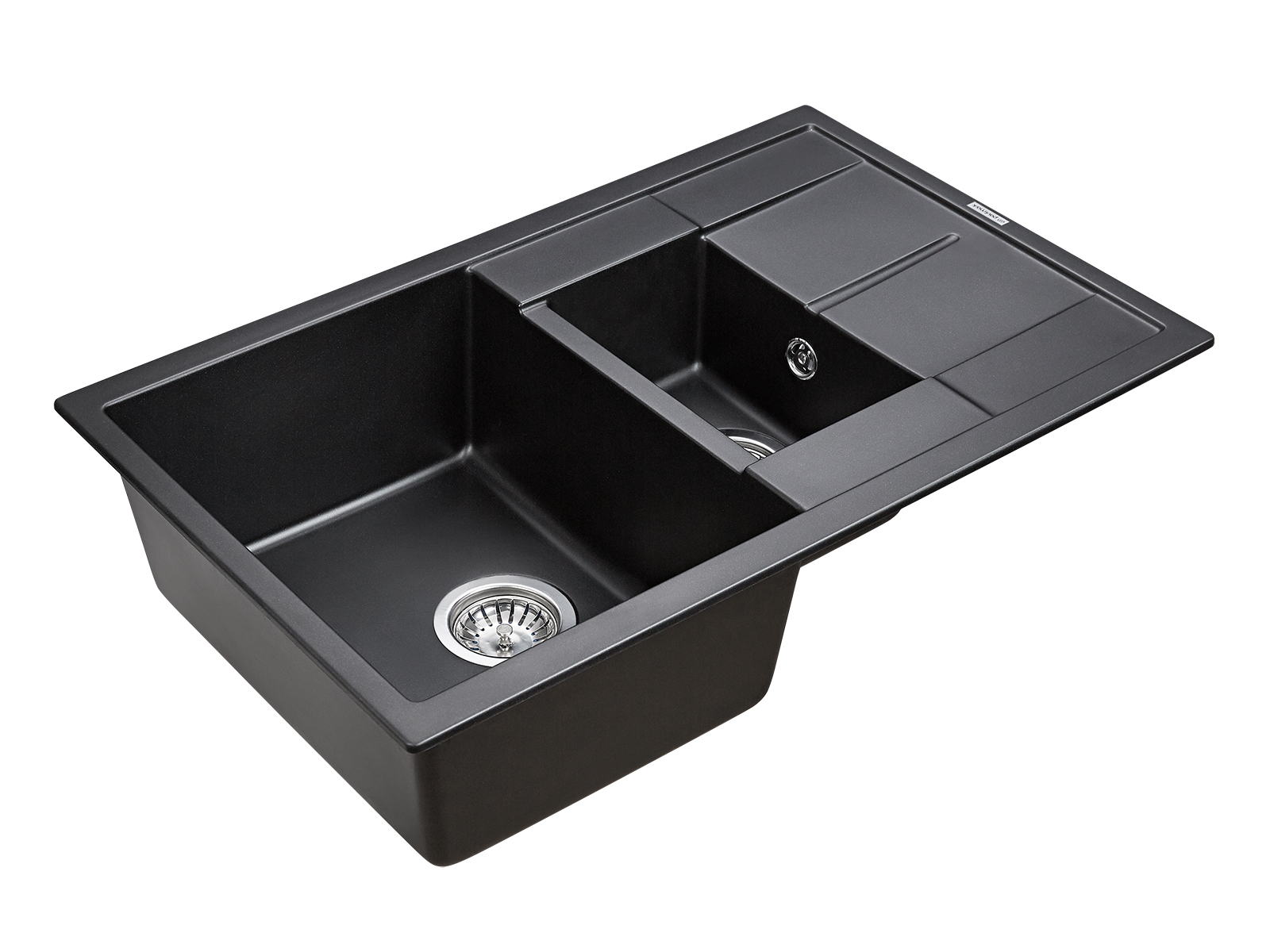 Мойка Paulmark Feste PM237850-BL черный (775x495 мм)