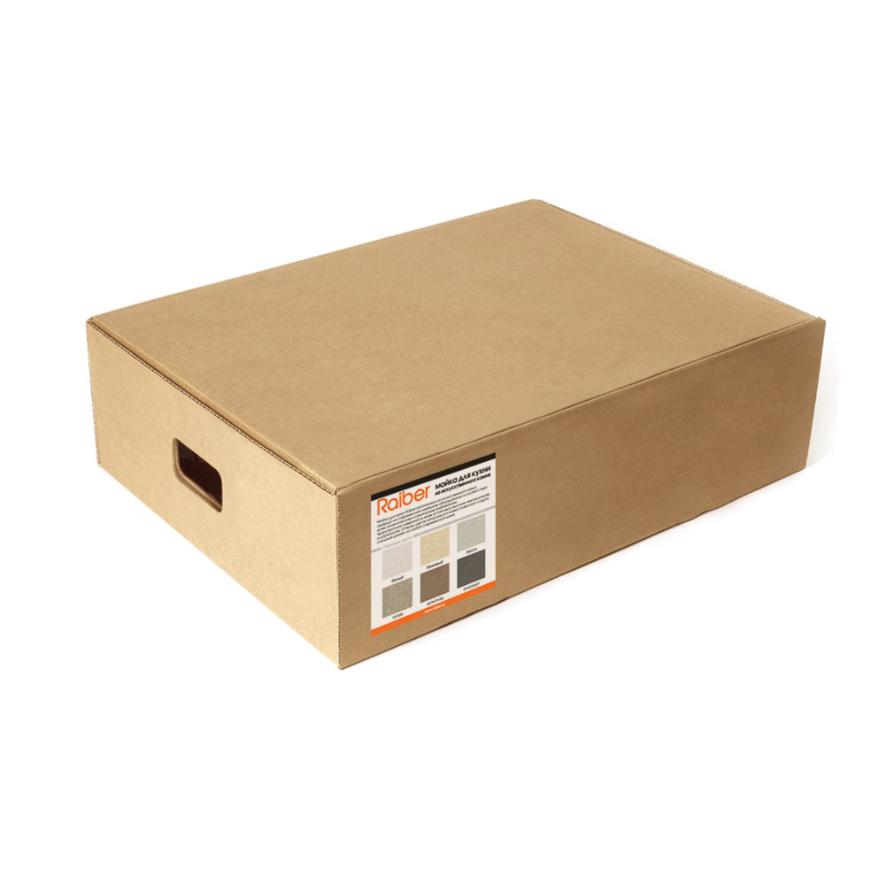 Мойка Raiber Альпы бетон RQ610 (737x478 мм)