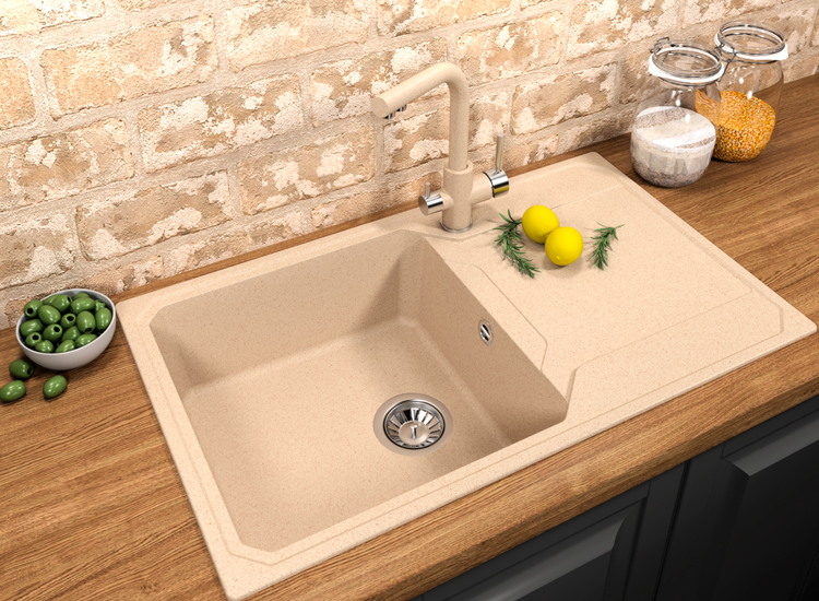 Мойка Bamboo Кардинал 840 белый 29.030.D0840.401 (840x500 мм)