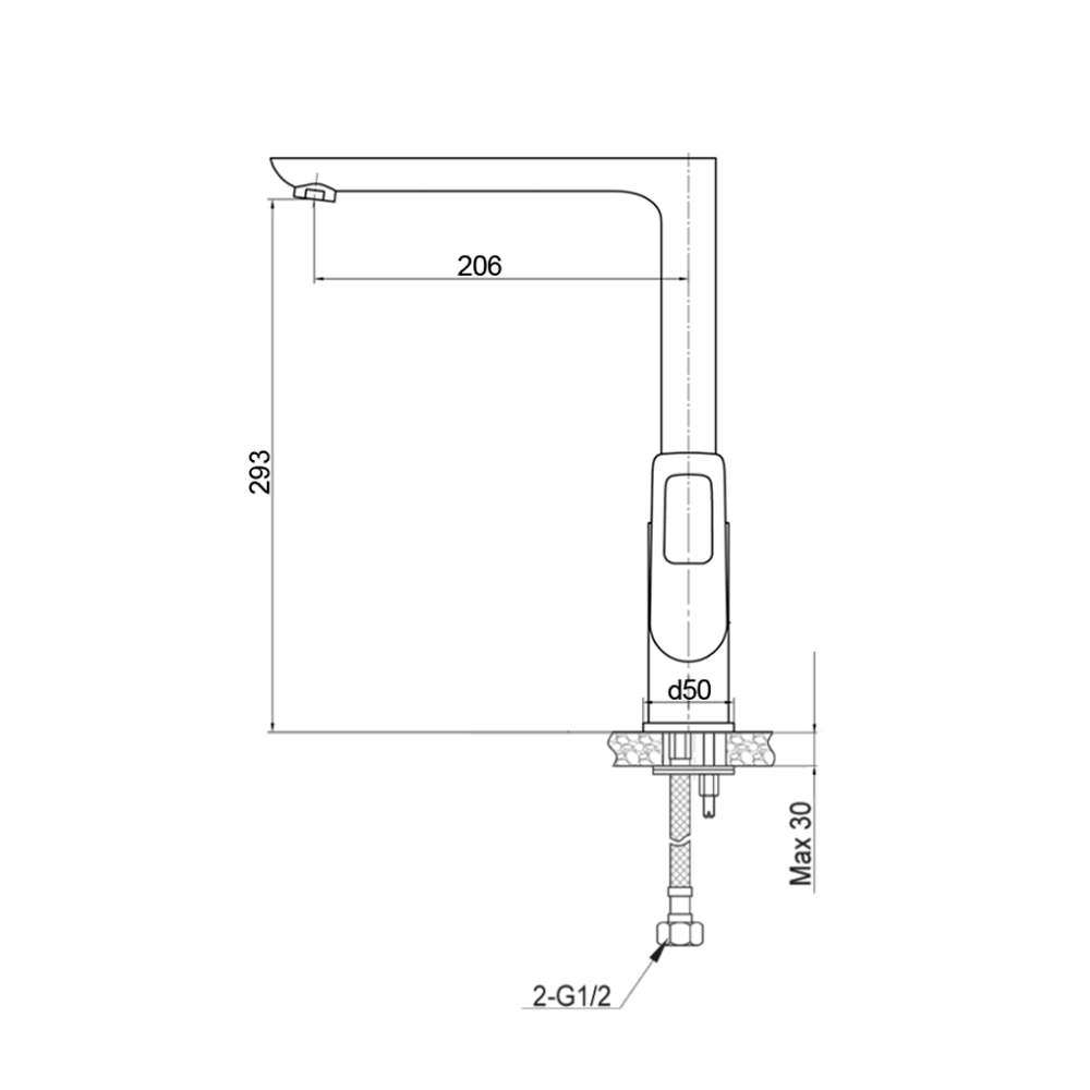 Смеситель Raiber Osdorf R2104 хром