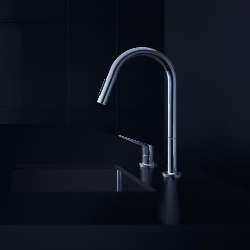 Смеситель AXOR Citterio M 34822250 шлифованное золото