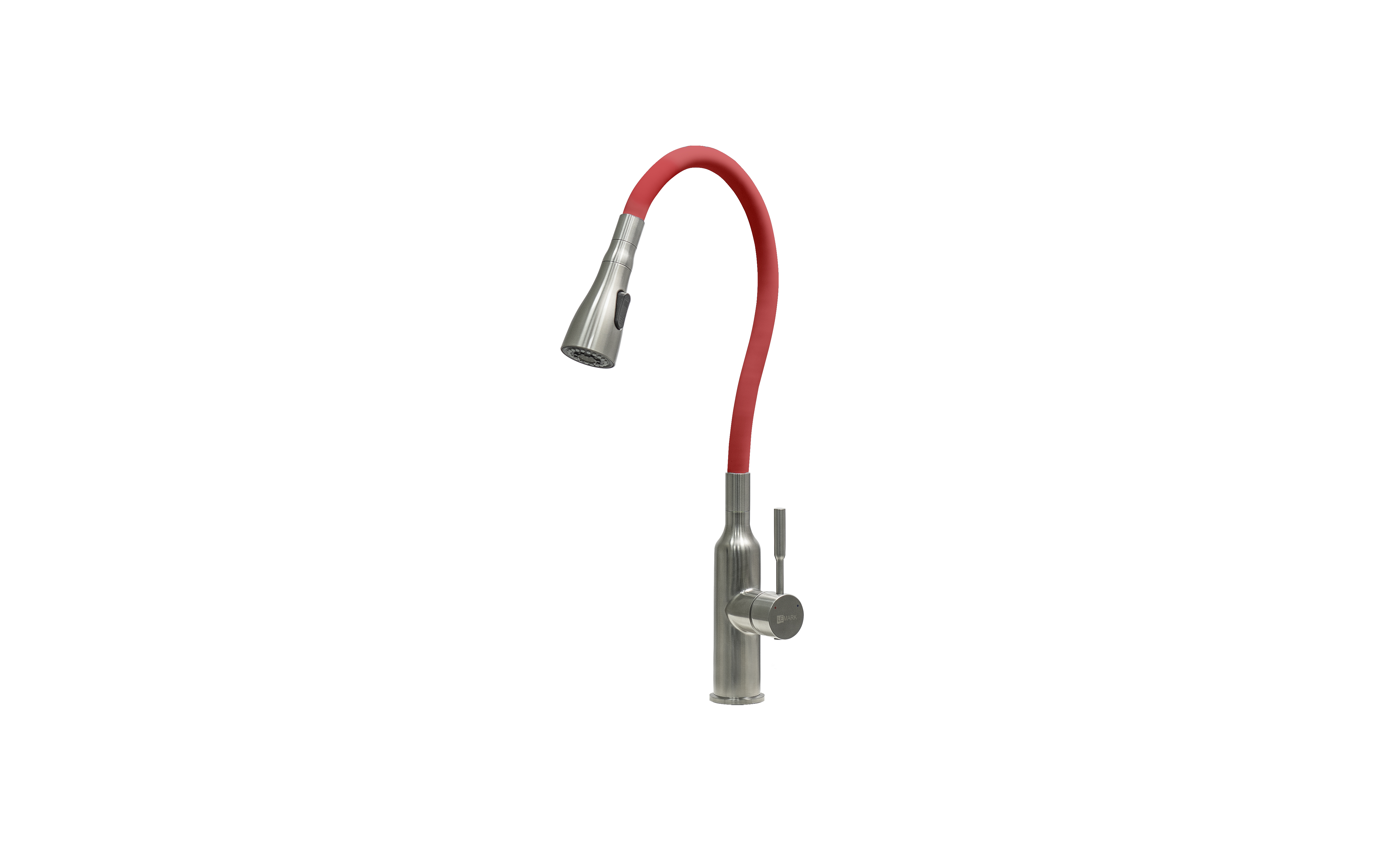 Смеситель Lemark Expert LM5082S-Red матовый/красный