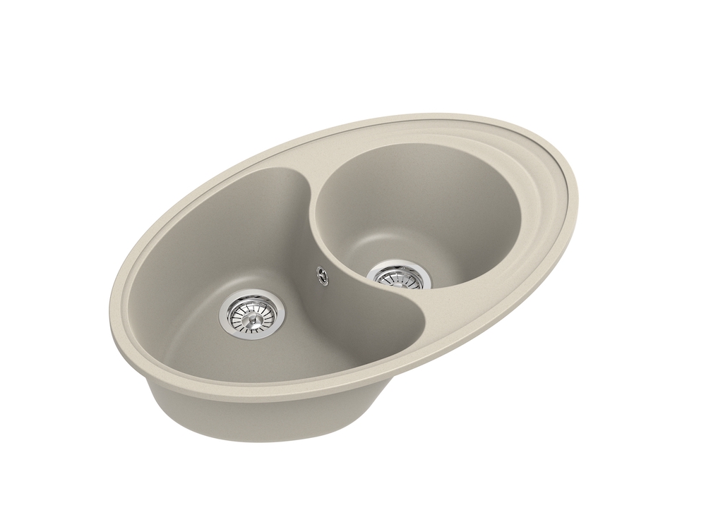 Мойка Ewigstein Elegant W90KF бежевый (825x515 мм) E- W90KF бежевый