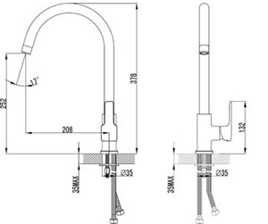 Смеситель Lemark Basis LM3605C хром