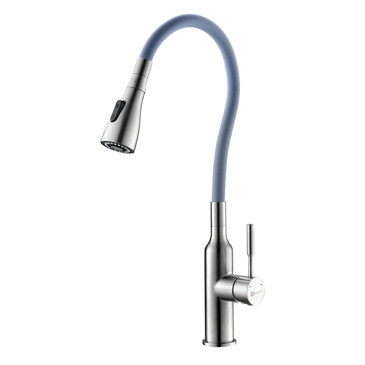 Смеситель Lemark Expert LM5082S-Gray матовый/серый