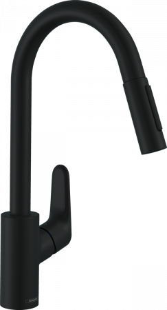 Смеситель Hansgrohe Focus 31815670 матовый черный