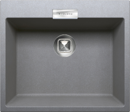 Мойка Tolero Loft TL-580 серый (580x500 мм) 473561