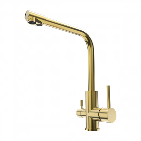 Смеситель Lemark Expert LM5061G золото
