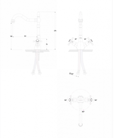 Смеситель Paulmark Essen Es226001-310 серый