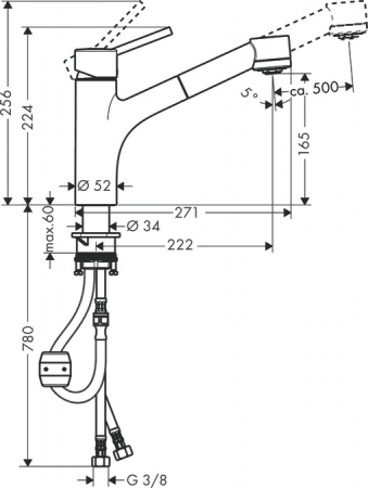 Смеситель Hansgrohe Talis 32841000 хром