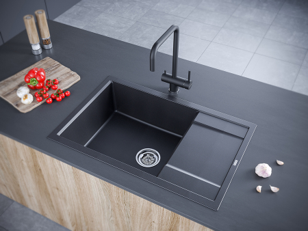 Мойка Paulmark Verlass PM317850-BL черный (780x500 мм)