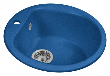 Мойка AquaGranitEx M-07 (323) синий (495x495 мм)