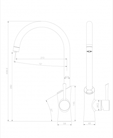 Смеситель Lemark Comfort LM3072C хром