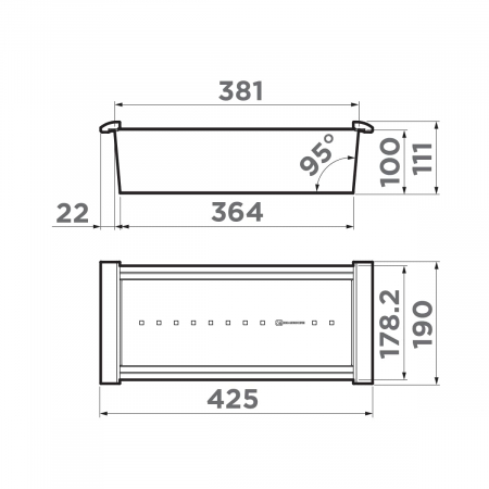 Коландер Omoikiri CO-02-PVD-LG светлое золото 4999003