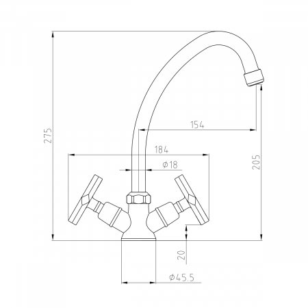 Смеситель Lemark Promotion LM6050C хром