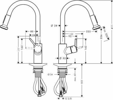 Смеситель Hansgrohe Talis 14877000 хром