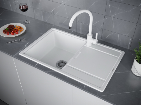 Мойка Paulmark Flugen PM217850-WH белый (780x500 мм)