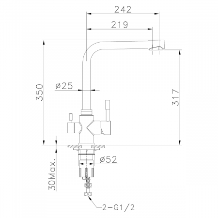 Смеситель Lemark Expert LM5060S матовый