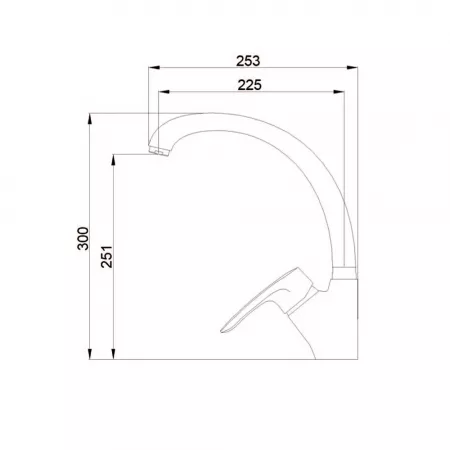 Смеситель Raiber Zenos R1102 хром