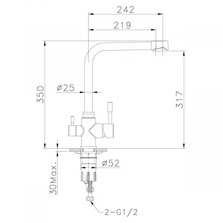 Смеситель Lemark Expert LM5060S матовый