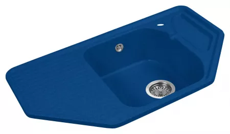 Мойка AquaGranitEx M-10 (323) синий (790x495 мм)
